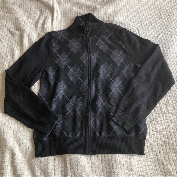 Banana Republic zip up sweater, 100% merino wool - Picture 1 of 7